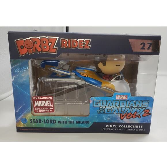 Funko Dorbz Rides Guardians Of The Galaxy V2 Star Lord Milano Exclusive #27 - Picture 1 of 6